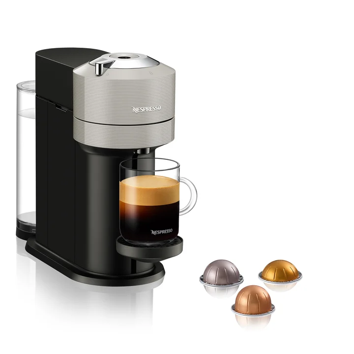 Nespresso - Krups XN910B Vertuo Next Kaffeekapselmaschine | 1,1 L Wassertank | Kapselerkennung durch Barcode | 6 Tassengrößen | Power-Off Funktion | 54 % aus