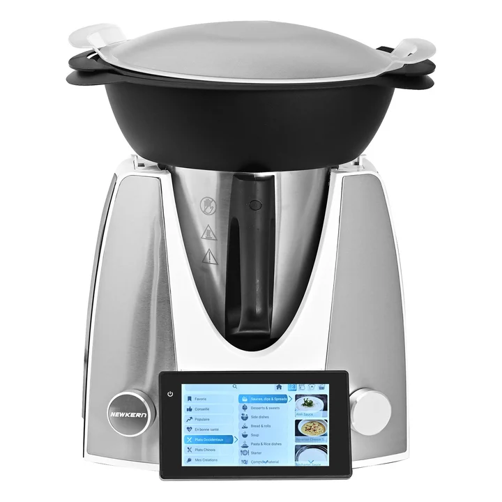 newkern - KE-7001 PRO, Mixer, Küchenmaschinen, Multifunktionaler Küchenroboter mit geführten Rezepten, 12 Spezial-Kochfunktionen, 4L, 7 Zoll Touchscreen Display