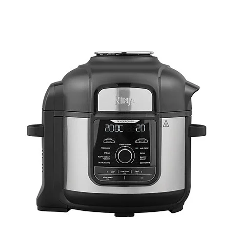 Ninja - Foodi MAX Multikocher, 7,5L, 9-in-1 Multicooker, Pressure Cooker Schnellkochen, Air fryer Heißluftfrittieren, Slow Cooker Langsamkochen, Grillen und