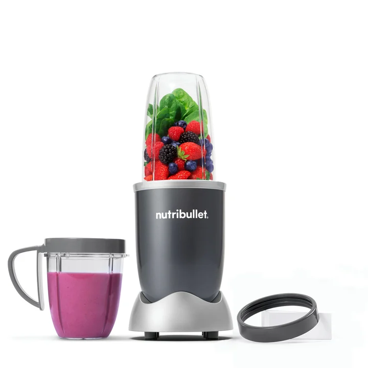NutriBullet - Original 600W Standmixer grau Set 3-tlg. (NB606DG)