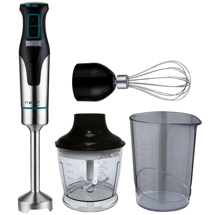 NVR-8360BA SET, Stabmixer, Schwarz, Silber - NVR-8360BA SET, Stabmixer, Schwarz, Silber