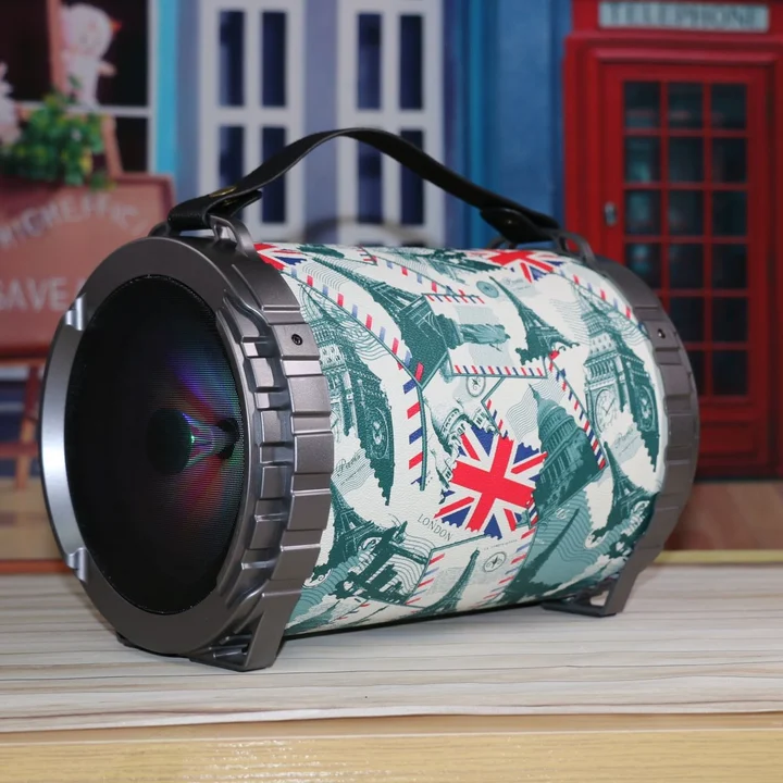 OG73P Tragbarer Lautsprecher (Akkubetrieb), Bluetooth Lautsprecher, Schwarz