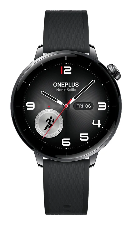 OnePlus Watch 3 43 mm Bluetooth Schwarz (Black Steel)