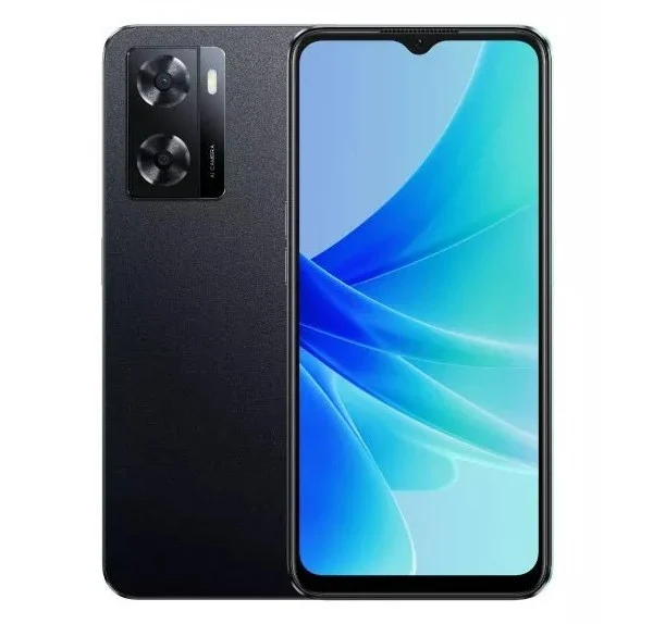 OPPO A57 Smartphone Android 12, 4GB RAM, 64GB, Dual SIM, 6.56", 5000mAh, Nero