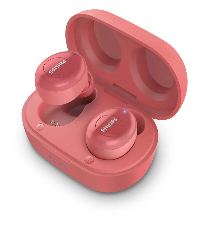 outeurs sans Fil, Commande vocale, 12 Heures d'autonomie, Protection Contre Les éclaboussures IPX4, Petit boîtier de Charge) Rouge - Modèle 2020/2021