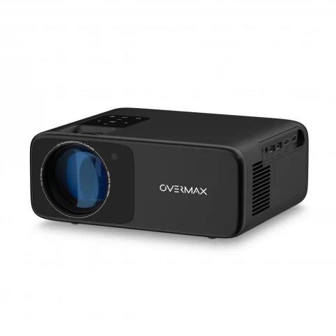 Overmax - Multipic 4.2 Full HD 1080p LED-Projektor 200” 4500 Lumen 4-Linsen-System WiFi 2.4 5G BT HDMI USB Lautsprecher 360° Bildrotation Erleben Sie EURO 2024