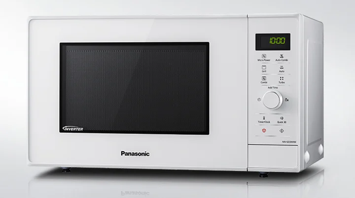 Panasonic NN-GD34HW Microondas con Gril 23L Blanco