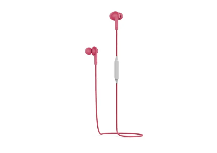 Pantone PT-WE001P Kabellose Bluetooth-In-Ear-Kopfhörer in Rosa für Musik und Anrufe
