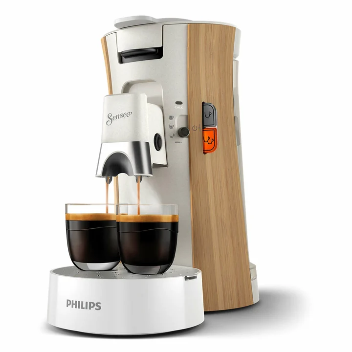 Philips - Senseo Select Kaffeepadmaschine - Intensität Plus, Memo-Funktion für 3 Kaffeespezialitäten, Crema Plus, Umweltfreundliches Produkt mit 37%