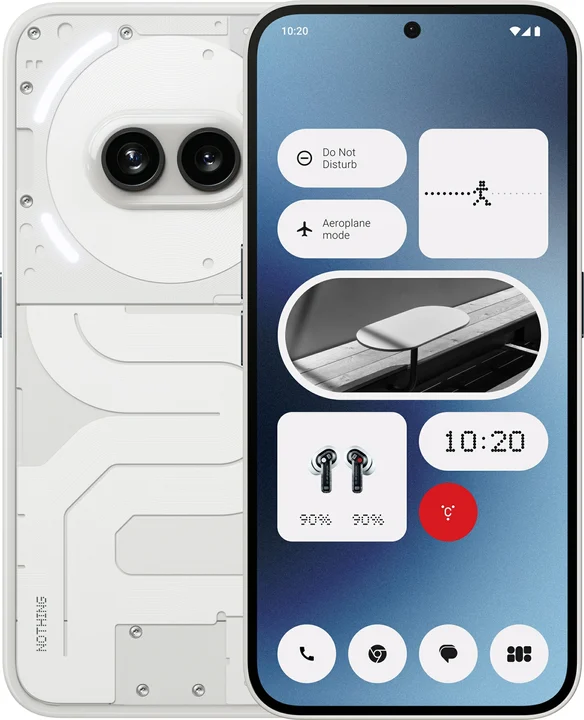 Phone (2a) (256 GB, Weiss, 6.70", Dual SIM, 5G), Smartphone, Weiss - Phone (2a) (256 GB, Weiss, 6.70", Dual SIM, 5G), Smartphone, Weiss