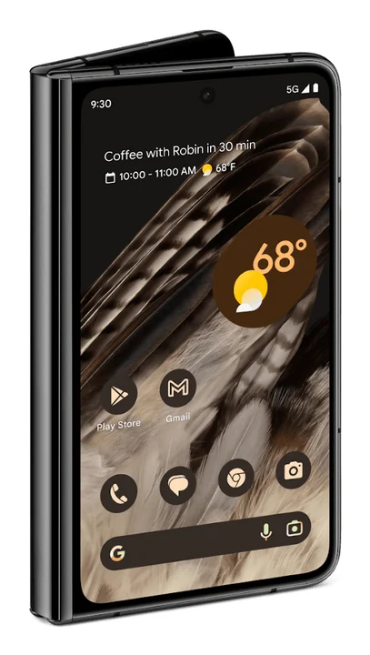 Pixel Fold (256 GB, Obsidian, 7.60", SIM + eSIM, 5G), Smartphone, Schwarz