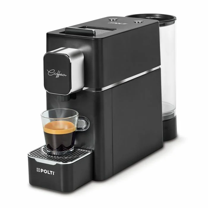 Polti - Coffea S15B – Espresso Maschine, kompatibel mit E.S.E. Pads 44 mm, 0,85 L Wassertank, 19 Bar Pumpendruck, Schwarz