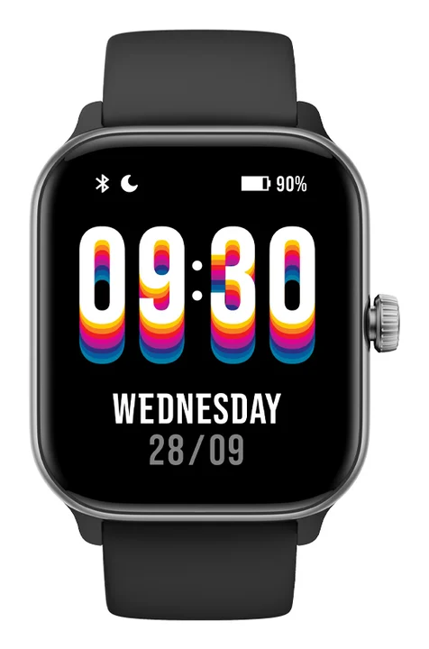 PRIXTON Smartwatch SWB32 | 1GB Flash-Speicher, Sprachassistent Alexa, IP68, Erwachsene