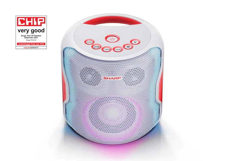 PS-919 (14 h, Akkubetrieb), Bluetooth Lautsprecher, Weiss - PS-919 (14 h, Akkubetrieb), Bluetooth Lautsprecher, Weiss