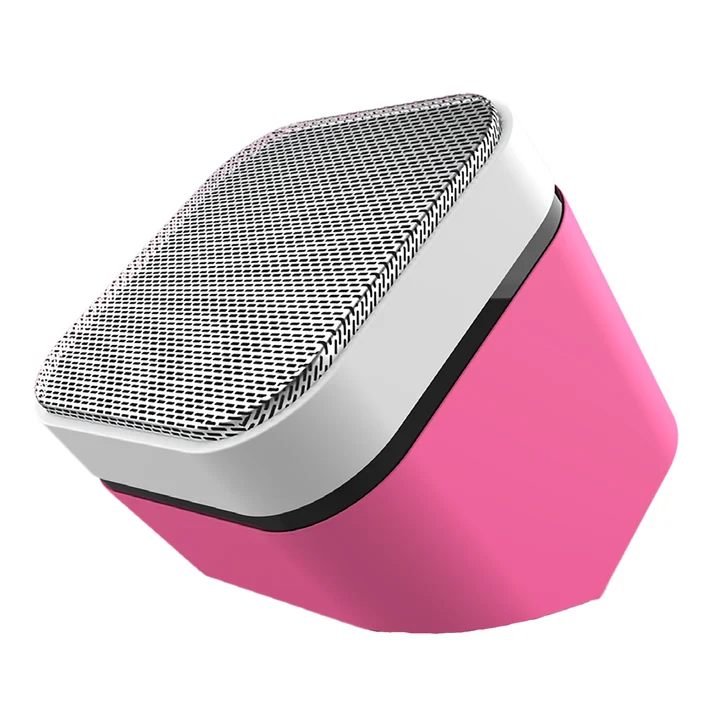 PT-BS003R Tragbarer Lautsprecher Rosa 3 W (3.50 h), Bluetooth Lautsprecher, Pink