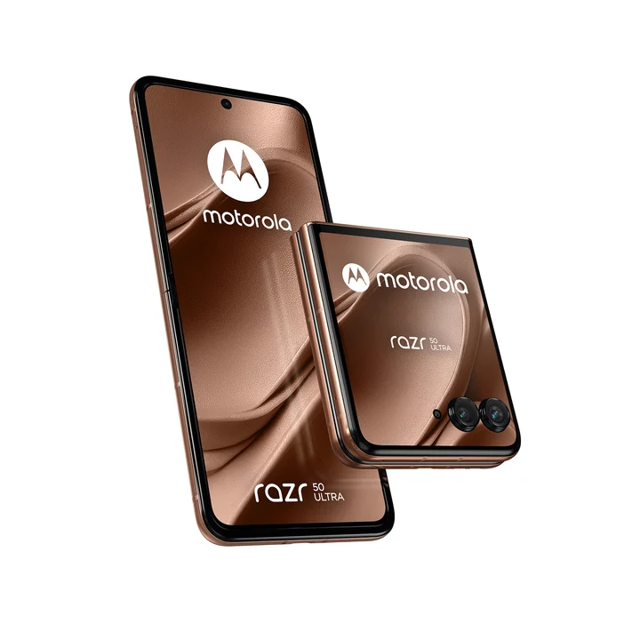 Razr 50 Ultra (512 GB, Mocha Mousse, 6.90", SIM + eSIM, 5G), Smartphone, Braun