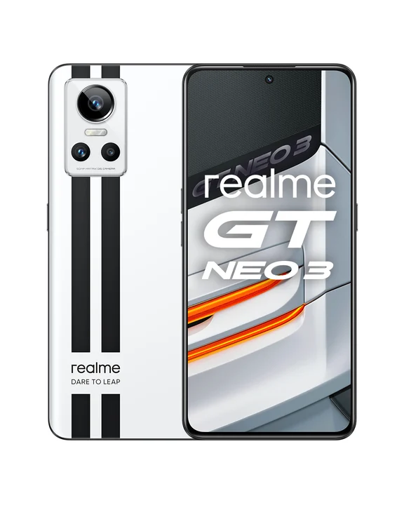realme GT Neo 3 17 cm (6.7") Dual-SIM Android 12 5G USB Typ-C 12 GB 256 GB 5000 mAh Weiß