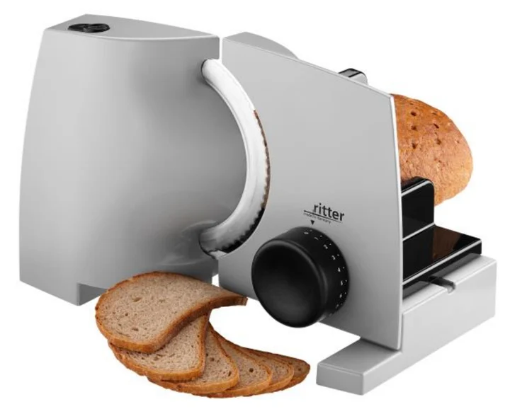 Ritter - nova 1 Elektrischer Allesschneider & Brotschneidemaschine aus Metall, Made in Germany