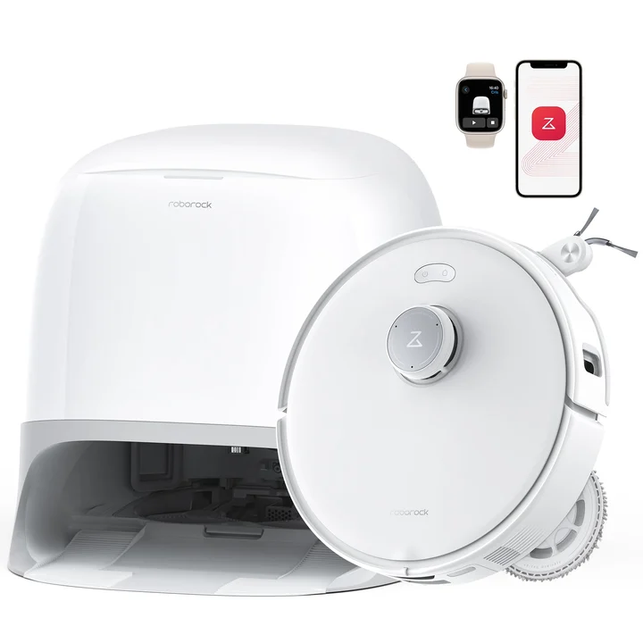 Roborock - Qrevo Curv 5A1 Saug-/Wischroboter inkl. Absaug-/Reinigungsstation (QRCS02-00)