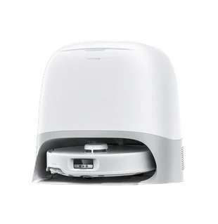 Roborock - Qrevo Curv S5X Saugroboter mit Wischfunktion Absaugstation, Dual Anti-Tangle-System, 18.500 Pa Saugkraft, 75°C Heißwasser-Moppwäsche, Intelligente