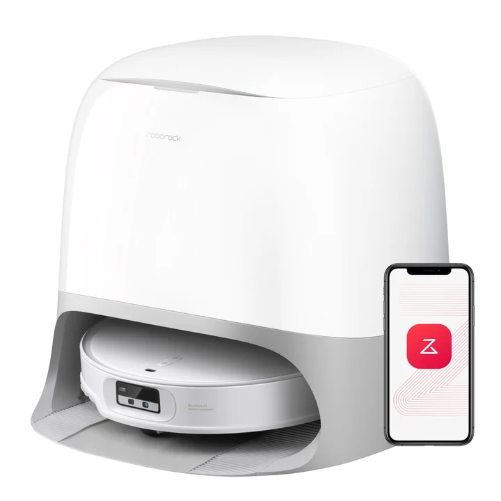 Roborock - Qrevo CurvX Saug-/Wischroboter inkl. Absaug-/Reinigungsstation