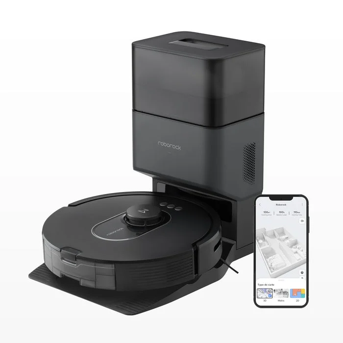 Roborock Robot VC Q5 Max+ Saugroboter inkl. Absaugstation schwarz, RSD0743CE