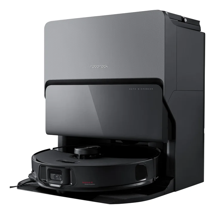 Roborock - S8 MaxV Ultra Saug-/Wischroboter inkl. Absaug-/Reinigungsstation schwarz (R100048)