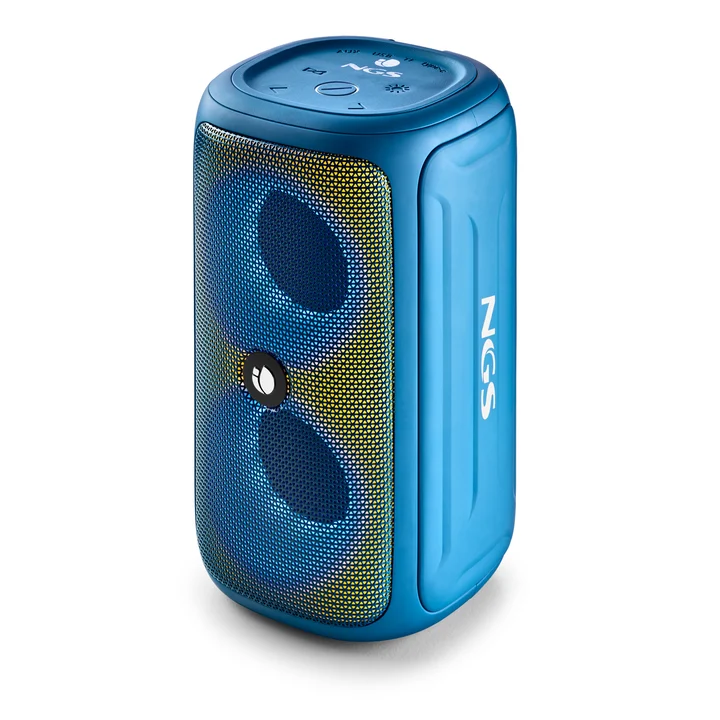 Roller beast azure (7 h, Stromversorgung über USB), Bluetooth Lautsprecher, Blau