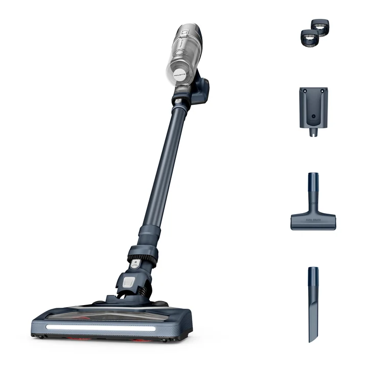 Rowenta - X-Pert 6.60 Akkustaubsauger, 100 W Leistung, 45 Min Laufzeit, kabellos & beutellos, LED-Bürstenkopf, herausnehmbarer Akku, 0,55 l Behälter, inkl.