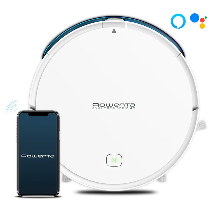 Rowenta X-Plorer Series 40 RR7267WH - Staubsaugerroboter mit Wischfunktion