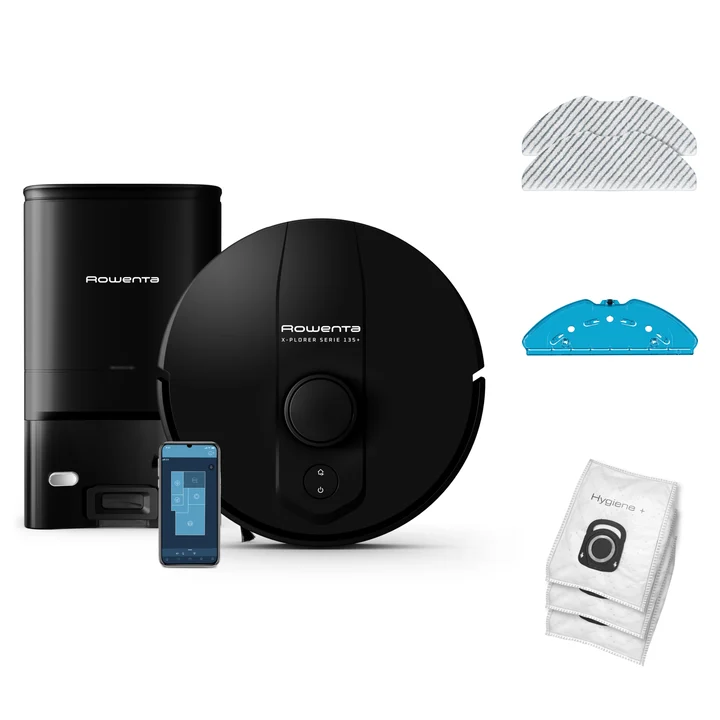 RR91D5WH, Staubsauger Roboter, Schwarz - RR91D5WH, Staubsauger Roboter, Schwarz