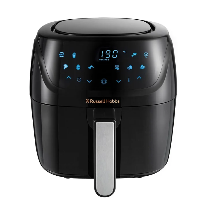 Russell Hobbs - Heißluftfritteuse L 4L Rapid AirFryer [sehr kleines Gehäuse/7 Kochfunktionen/10 Programme] SatisFry (spülmaschinenfest, max 220°C, Fritteuse ohne Öl,