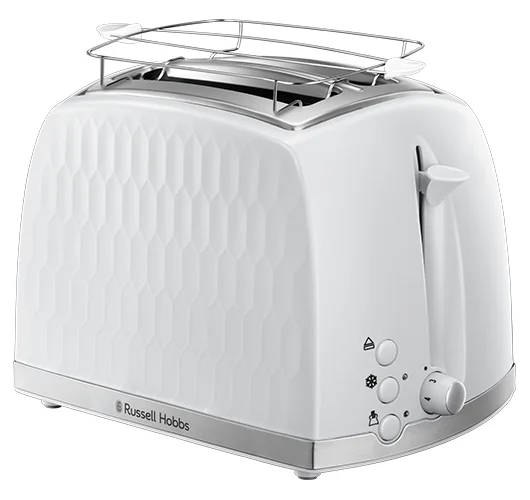 Russell Hobbs Honeycomb Toaster (Weiß) 26060-56