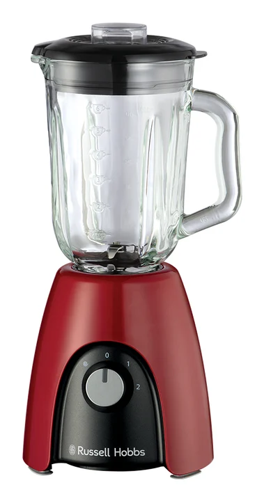 Russell Hobbs - Standmixer [Smoothie Maker] Mixer (Blender, 1,5L Glasbehälter, 2 Stufen und Pulse-Funktion, BPA-frei, Edelstahlmesser, 850 Watt Hochstleistung) Desire