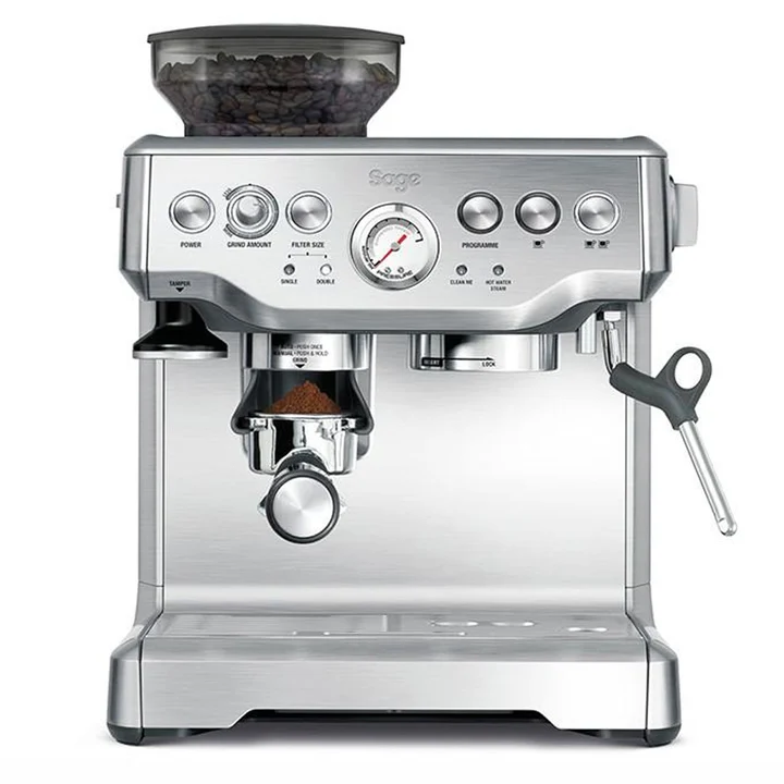 Sage Espresso Maschine Barista Express glänzend schwarz