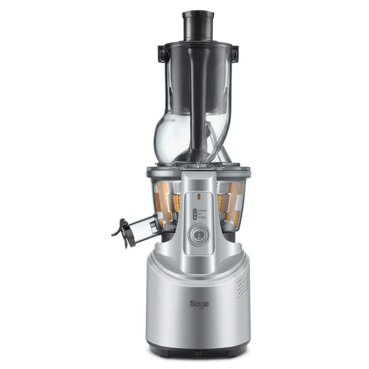 Sage - The Big Squeeze - Entsafter mit Zwei Einfüllschächten und 240 W Motor - Slow Juicer für Gemüse und Obst - Auslaufverschluss, Ultra Leise, Schnelle