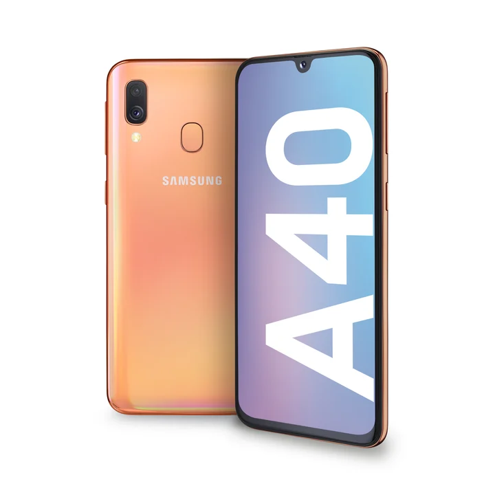 Samsung Galaxy A40 SM-A405FN/DS 15 cm (5.9") Dual-SIM Android 9.0 4G USB Typ-C 4 GB 64 GB 3100 mAh Koralle