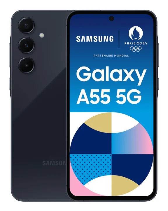 Samsung - Galaxy A55 Enterprise Edition 5G Smartphone Dual-SIM RAM 8 GB / Interner Speicher 128 microSD...[Italienische, ungarische, polnische, rumänische,