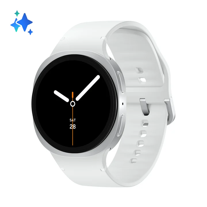 Samsung Galaxy Watch8 44mm Argento Smartwatch Bluetooth GPS Cardiofrequenzimetro