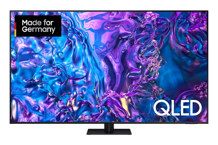 Samsung - QLED 4K Q70D Fernseher 85 Zoll, AI Quantum Prozessor 4K, AI Upscaling, Tizen OS, Motion Xcelerator 120 Hz, Smart TV, KI TV, GQ85Q70DATXZG, Deutsches