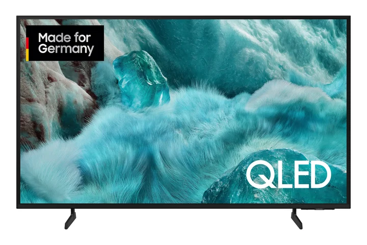 Samsung - QLED 4K Q7FA 43 Zoll (108 cm) UHD Fernseher, Q4 AI Prozessor, Quantum Dot für Reale Farben, 4K Upscaling, Gaming Hub, Knox Security, Kostenlose
