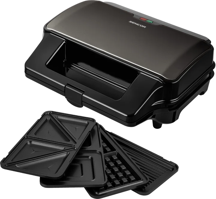 Sencor SSM 9978BK Sandwichmaker Toaster 900 Watt schwarz