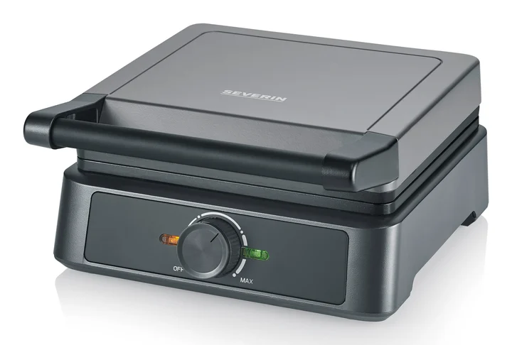 Severin - WA 2125 Waffeleisen Kontrollleuchte Schwarz, Anthrazit