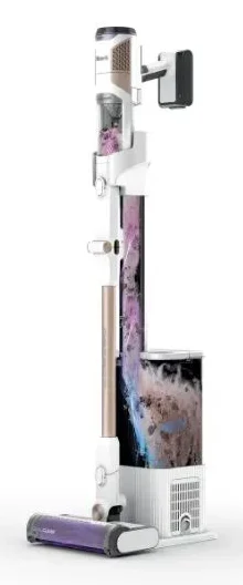 Shark - Detect Clean & Empty Akku-Staubsauger, kraftvolle Saugkraft, DirtDetect, selbstleerende 2-l-Basis, 60 Min., Anti Hair Wrap, Aufsatz für Haustiere,