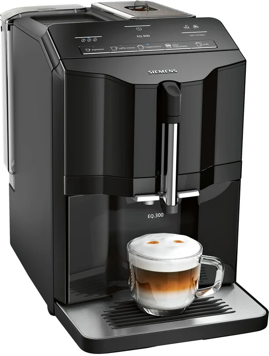 Siemens - EQ.300 TI35A209RW Kaffeevollautomat Vollautomat Espressomaschine 1,4 l, Schwarz