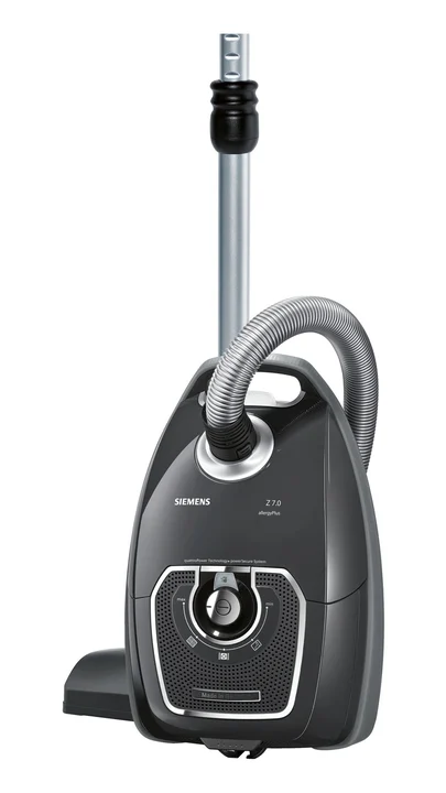 Siemens - VSZ7A400 Z 7.0 Bodenstaubsauger mit Beutel Polsterdüse XXL, 650 W schwarz, Taupe, leise 69dB(A)