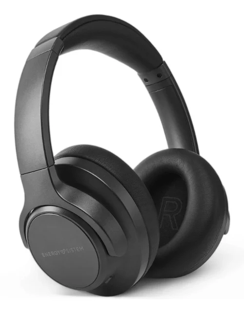 Silent Anc - Hybridanc Bluetooth Headphones Recycled Plastic Bluetooth5.3 100h (Aktive Geräuschunterdrückung, 100 h, Kabellos), Kopfhörer, Schwarz