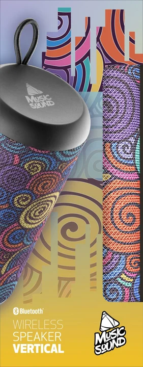Speaker Bluetooth Music Sound VERTICAL, Bluetooth Lautsprecher, Mehrfarbig