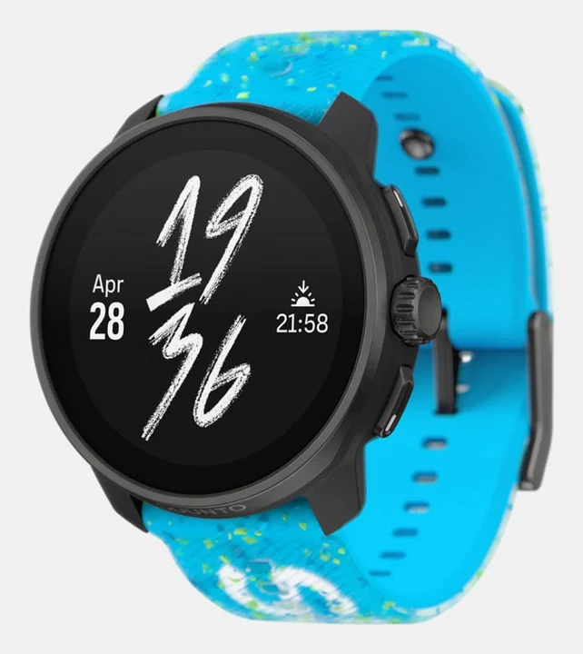 Suunto - Race S Laufuhr mit AMOLED Touchscreen, Zweifrequenz GPS Sportuhr, Krone & Tastenbedienung, HRV & Schlafverfolgung, KI-basierter Trainingsplan,