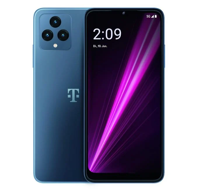 T PHONE 5G Smartphone 64 16.5 cm (6.5 Zoll) Blau Android™ 12 (64 GB, Blau, 6.52", 5G), Smartphone, Blau